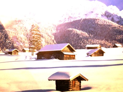 Winterlandschaft Alpes-de-Haute-Provence
